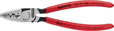 Aderendhlsenzange L.180mm - 1 ST  0,25-16,0 (AWG 23-5) mm pol.Ku.-berzug KNIPEX