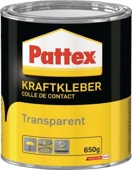 Kraftkleber transp.-40GradC - 3,9 KG / 6 ST  b.+70GradC 650g Dose PATTEX