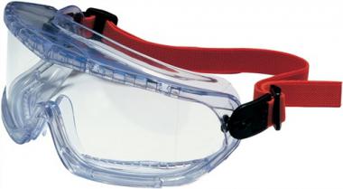 Vollsichtschutzbrille V-MAXX - 10 ST  EN 166 Rahmen klar,Scheibe klar PC 10St./VE
