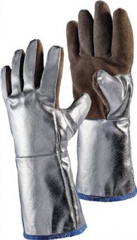 Hitzesch.handsch.5-Finger Universal - 1 PA  natur/silber Sebatanled.alumin.Preox-Aramid