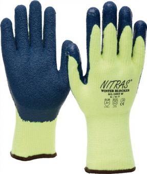 Klteschutzhandschuhe Winter - 12 PA  Blocker Gr.10 gelb/blau EN 388,EN 511 PSA II