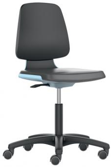Arbeitsdrehstuhl Labsit Rl.Sitzschale - 1 ST  anthrazit Integralschaum schwarz 450-650mm