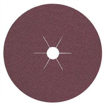 Fiberscheibe D.125mm K.40 - 25 ST  f.HO/Metall Korund PROMAT