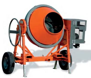 Betonmischer AT 480, 400V LESCHA - 1 ST  400 V / 1500 W, 460 l,