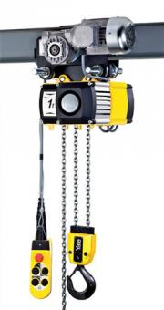Elektrokettenzug CPVF Trgf.500kg - 1 ST  Haupthub 8 m/min FEM Gruppe 1 Am m.Fahrwerk