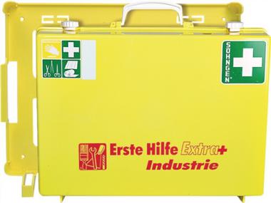 Erste Hilfe Koffer Extra+ - 1 ST  Industrie B400xH300xT150ca.mm leuchtgelb SHNGEN