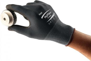 Handschuhe HyFlex 11-840 - 12 PA  Gr.11 schwarz/grau Nylon-Spandex EN 388 Kat.II