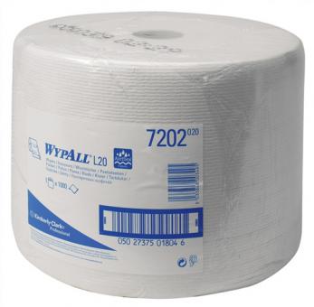 Putztuch WYPALL L10 EXTRA - 1 QM / 1 RL  7202 L380xB235ca.mm wei 1-lagig,perforiert