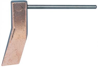 Kupferstck Hammerform,gekr.350g - 1 ST  KAYSER