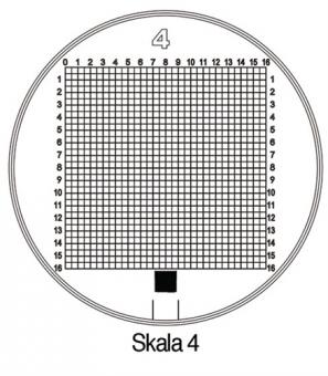 Messskala Tech-Line Skala-D.25/2,5mm - 1 ST  Duo-Skala 4 SCHWEIZER