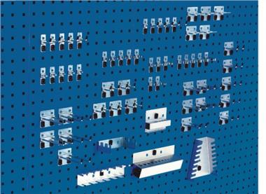 Werkzeughaltersortiment 60-tlg.verz.f.Lochplatten - 1 ST  BOTT