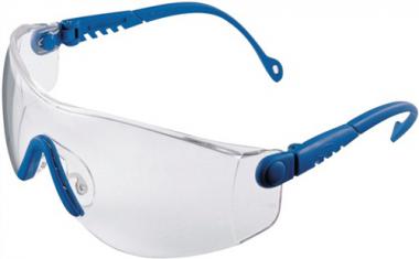Schutzbrille Op-Tema EN 166-1FT - 1 ST  Bgel blau,Scheibe klar PC HONEYWELL