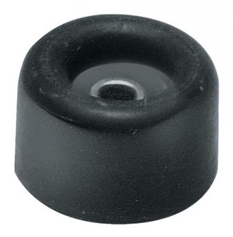 Trpuffer D.40mm H.35mm Gum.schwarz - 25 ST  Dbelmontage