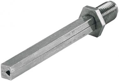 VK FDW-Profilstift 4-KT.8x80mm - 1 ST  Fe verz.geteilt M12x1,25 HOPPE