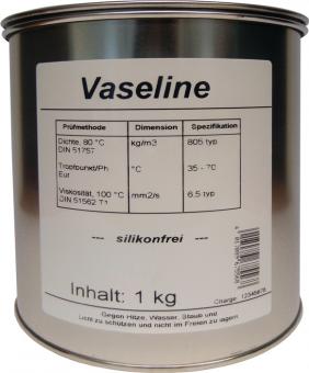 Vaseline 1kg wei DAB10 (dt.Arzneimittelbuch) - 1 KG / 1 ST  Dose KAJO