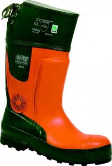 Forstsicherheitsstiefel Ulme - 1 PA  Gr.41 oliv/orange Naturkautschuk