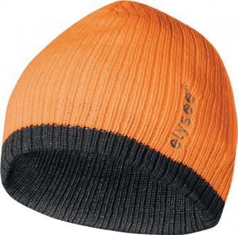 Strickm�tze Georg univ.orange/grau - 1 ST  FELDTMANN