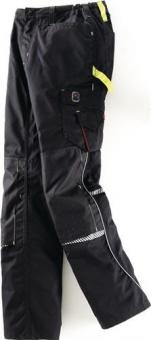 Bundhose Terrax Workwear Gr.52 - 1 ST  schwarz/limette 65% PES, 35% CO TERRAX