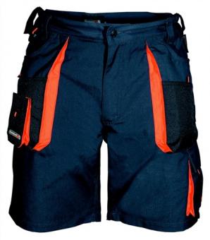 Herrenshorts Gr.52 dunkelgrau/schwarz/orange - 1 ST  TERRATREND