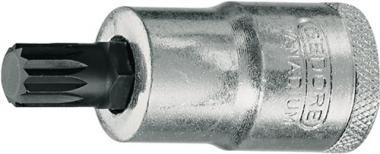 Steckschlsseleinsatz INX - 1 ST  19 1/2 Zoll Innen-Vielzahn M6 L.55mm GEDORE