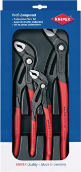Zangensatz Cobra-Paket Inh.3tlg.grau - 1 ST  atram.Kunststofftiefziehteil KNIPEX