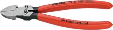 Seitenschneider f.Lichtwellenleiter - 1 ST  Gesamt-L.160mm ger.m.Ku.-berzug KNIPEX