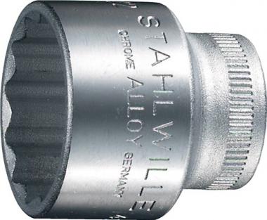 Steckschlsseleinsatz 45 - 1 ST  3/8 Zoll 12-kant SW 19mm L.32mm STAHLWILLE