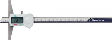Tiefenmessschieber DIN 862 - 1 ST  200mm dig.ger.Schiene PROMAT