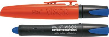 Industriemarker Visor permanent - 1 ST  blau wasserfest PICA