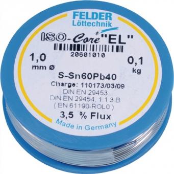 Ltdraht ISO-Core EL 1,5mm - 0,25 KG / 1 ST  250g S-Sn60Pb40 FELDER