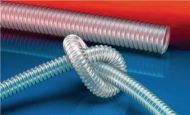 Absaug- u.Frderschl.AIRDUC - 10 MT  PUR-INOX 351 FOOD-AS ID 100mm AD 109mm L.10m Rl.