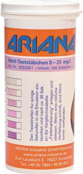 Messst�bchen TRGS 611 Nitrit-Gehalt - 1 ST  0-25 mg/l 100 St.Dose ARIANA