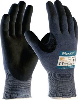 Schnittschutzhandschuhe MaxiCut� - 12 PA  Ultra� 44-3745 Gr.7 blau/schwarz EN 388 PSA II