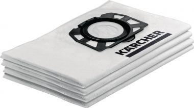 Vliesfilterbeutel KFI 357 fr Modell WD2 / WD3 - 1 KT  4 Stck KRCHER