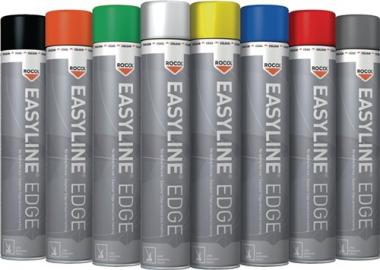 Linienmarkierungsfarbe Easyline - 1 L / 1 KT  Edge 750 ml wei 6 St./Karton ROCOL