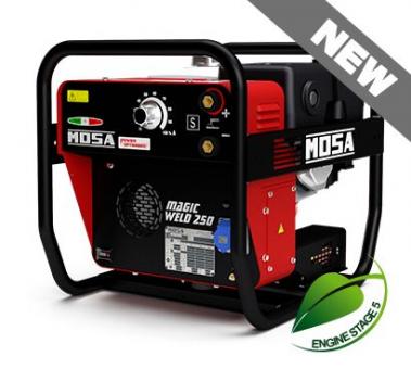 MAGIC WELD 250 Mosa Schwei�aggregat - 1 Stk  20-250 A, 3,3 kVA/230 V, Honda GX 390 Benzinmotor