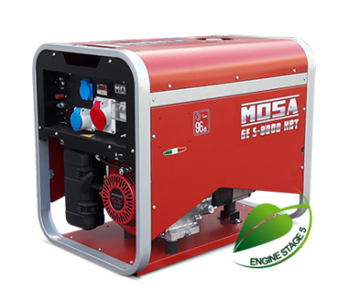 GE S-8000 HBT Mosa Stromerzeuger - 1 Stk  4/7 kVA, 230/400 V, Honda Benzinmotor, ISO, AVR