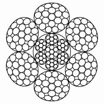 Perfection F20-625 Kreuzschlag,  TEUFELBERGER Forstseil - 1 Stk  MBK: 70,7 kN, 8-13 mm, 50-130 Meter