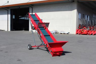Frderband mit Rdern NT6/600-L-EM - 1 Stk  6 m, E-Motor 230 V/1,5 kW, fr Holz