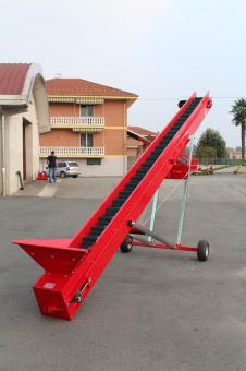 Frderband mit Rdern NT5/400-P-ET - 1 Stk  5m, E-Motor 400V/0,75kW, fr Pellets / Nsse