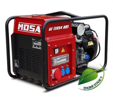 GE 13054 HBS Mosa Stromerzeuger, Isometer und AVR - 1 Stk  13 kVA, 400/230 V, Honda GX 630 Benzinmotor