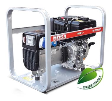 GE 6000 YDM Mosa Stromerzeuger,  FI-Schutzschalter - 1 Stk  5,7 kVA/230 V, Yanmar Dieselmotor