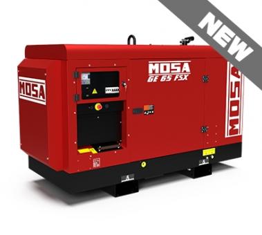 GE 65 FSX MOSA Stromerzeuger - 1 Stk  66 kVA/400 V, 22 kVA/230 V, FPT(Iveco) Dieselmotor