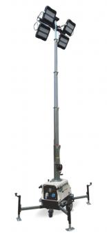 PRAMAC mobiler Lichtmast LINK-TOWER T4 - 1 Stk  4x 240W LED, 139200 Lumen