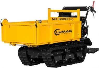 LUMAG Benzin-Raupendumper MD800HPRO - 1 Stk  mit Hydr. Kippfunktion, Zuladung max. 800kg