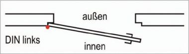 Sicherh.-Winkelschliebl.312 - 1 ST  L.500mm S.3mm VA ma DIN L ASSA ABLOY