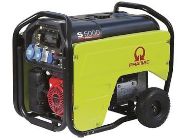 PRAMAC Benzin Stromerzeuger S 5000 - 1 Stk  Benzin, 230V / 4,2 kVA, ISO, AVR