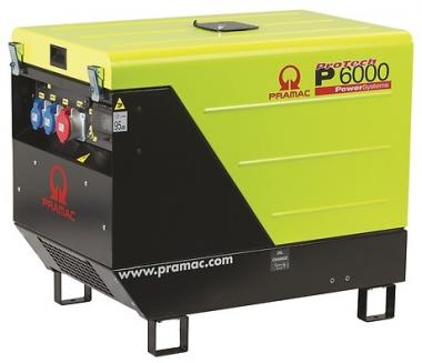 PRAMAC Diesel Stromerzeuger P 6000 - 1 Stk  Diesel, 230V/400V, 3,0 kVA/5,6 kVA, ISO, AVR