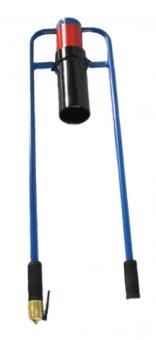 Pneumatische Pfahl- und Pfostenramme PRK 4 - 1 Stk  fr Pfhle bis  60 mm, 1 m Griffverlngerung