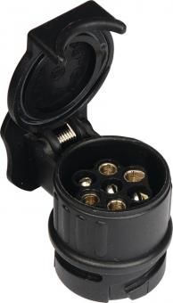 Mini-Kurzadapter Ku.Spannung - 1 ST  12 V G.0,08kg schwarz 7-polig lose